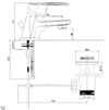 Miscelatore per lavabo completo di piletta