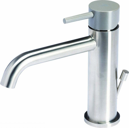 Miscelatore-per-lavabo-con-scarico-e-maniglia-colorata-di-Tubico