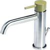 Miscelatore-per-lavabo-con-scarico-e-maniglia-colorata-di-Tubico