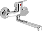 Miscelatore Rubinetto A Muro per Lavello Cucina Erogazione Orientabile Fai da te/Attrezzature per cucine e bagni/Impianti per la cucina/Rubinetti da cucina/Rubinetti per lavelli da cucina Ogomondo - Martina Franca, Commerciovirtuoso.it