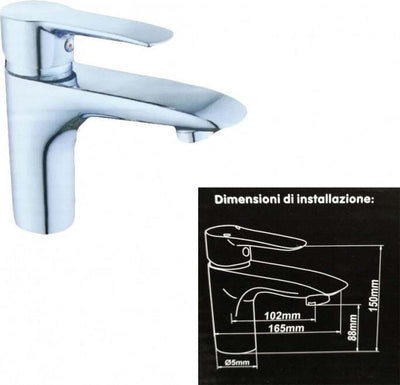 MISCELATORE RUBINETTO BAGNO DOCCIA LAVABO LAVANDINO MONOFORO MONOCOMANDO Fai da te/Attrezzature per cucine e bagni/Attrezzature per bagni/Rubinetti per lavandini bagno Trade Shop italia - Napoli, Commerciovirtuoso.it