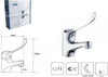Miscelatore-Rubinetto-Bagno-Per-Lavandino-Lavabo-Ottone-Cromato-Clinica-69205