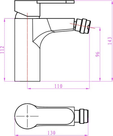 Miscelatore Rubinetto Bidet Cromato Bagno Casa Fai da te/Attrezzature per cucine e bagni/Attrezzature per bagni/Rubinetti per bidet Ogomondo - Martina Franca, Commerciovirtuoso.it