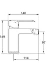 Miscelatore Rubinetto Bidet Cromato + Miscelatore Rubinetto Lavabo Cromato Bagno Casa Fai da te/Attrezzature per cucine e bagni/Attrezzature per bagni/Rubinetti per lavandini bagno Ogomondo - Martina Franca, Commerciovirtuoso.it