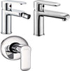 Miscelatore Rubinetto Bidet Cromato+ Miscelatore Rubinetto Lavabo Cromato + Miscelatore Doccia Ad Incasso Da Parete Fai da te/Attrezzature per cucine e bagni/Attrezzature per bagni/Rubinetti per lavandini bagno Ogomondo - Martina Franca, Commerciovirtuoso.it