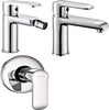 Miscelatore Rubinetto Bidet Cromato+ Miscelatore Rubinetto Lavabo Cromato + Miscelatore Doccia Ad Incasso Da Parete Fai da te/Attrezzature per cucine e bagni/Attrezzature per bagni/Rubinetti per lavandini bagno Ogomondo - Martina Franca, Commerciovirtuoso.it