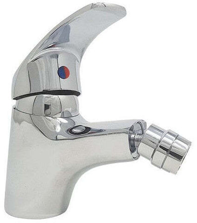 Miscelatore rubinetto bidet Cromo con 2 tubi flessibili