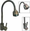MISCELATORE-RUBINETTO-CUCINA-LAVELLO-LAVANDINO-CANNA-ALTA-FLESSIBILE-SATINATO