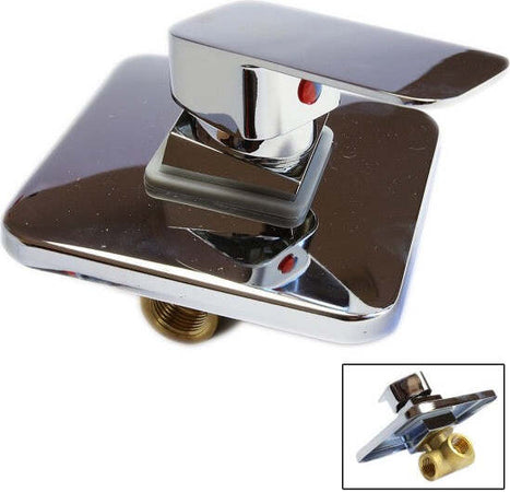 Miscelatore-Rubinetto-Doccia-Incasso-Quadrato-Monocomando-Vasca-Bagno-Cromato