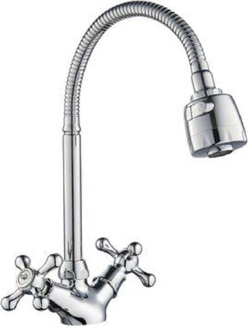 Miscelatore Rubinetto Flessibile Manopole Croce Cucina Lavello Ottone Roma 69408 Fai da te/Attrezzature per cucine e bagni/Impianti per la cucina/Rubinetti da cucina/Rubinetti per lavelli da cucina Trade Shop italia - Napoli, Commerciovirtuoso.it