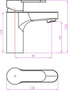 Miscelatore Rubinetto Lavabo Cromato Bagno Casa Fai da te/Attrezzature per cucine e bagni/Attrezzature per bagni/Rubinetti per lavandini bagno Ogomondo - Martina Franca, Commerciovirtuoso.it