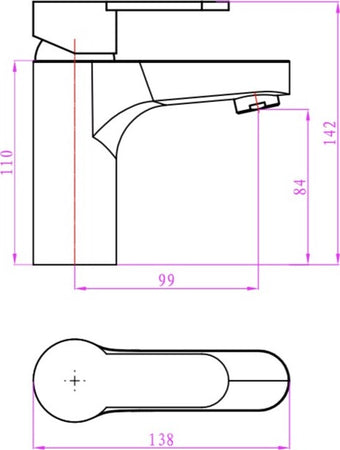 Miscelatore Rubinetto Lavabo Cromato Bagno Casa Fai da te/Attrezzature per cucine e bagni/Attrezzature per bagni/Rubinetti per lavandini bagno Ogomondo - Martina Franca, Commerciovirtuoso.it