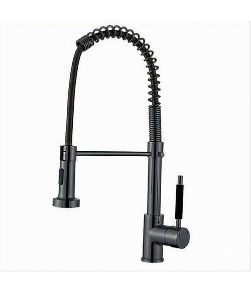 Miscelatore Rubinetto Lavello Cucina Doccetta Getto A Molla Bocca Girevole 87468