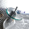 Miscelatore Rubinetto Monocomando Cromato E In Vetro A Cascata Fai da te/Attrezzature per cucine e bagni/Attrezzature per bagni/Rubinetti per lavandini bagno Trade Shop italia - Napoli, Commerciovirtuoso.it