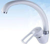 Miscelatore-Rubinetto-Monocomando-Lavabo-Per-Lavello-Cucina-Canna-Alta-Bianco