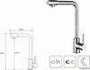 Miscelatore-Rubinetto-Monocomando-Lavello-Cucina-Squadrato-Satinato-69161