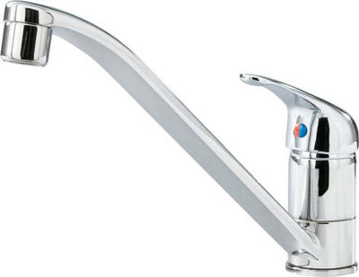 Miscelatore-Rubinetto-Monocomando-Per-Lavello-Cucina-Acciaio-Cromato