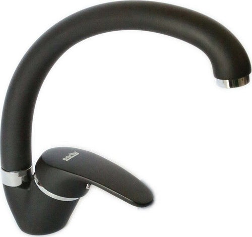 Miscelatore Rubinetto Monocomando Per Lavello Cucina Canna Curva Nero 52938 Casa, arredamento e bricolage > Cucina > Rubinetti Cucina Trade Shop italia - Napoli, Commerciovirtuoso.it