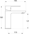 Miscelatore-Rubinetto-Oceania-Lavabo-in-Ottone-Colore-Bianco-Opaco-con-Piletta