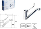 Miscelatore Rubinetto Per Cucina Lavandino Lavello Ottone Cromato Clinica 69206 Casa, arredamento e bricolage > Cucina > Rubinetti Cucina Trade Shop italia - Napoli, Commerciovirtuoso.it