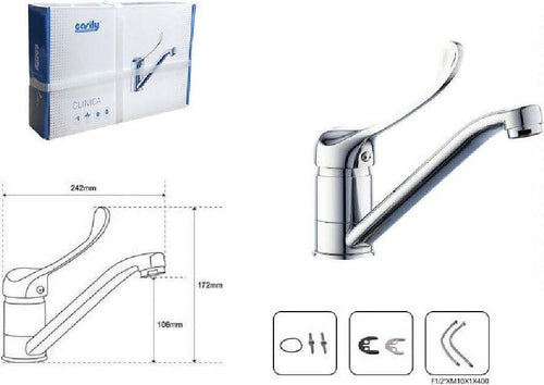 Miscelatore Rubinetto Per Cucina Lavandino Lavello Ottone Cromato Clinica 69206 Casa, arredamento e bricolage > Cucina > Rubinetti Cucina Trade Shop italia - Napoli, Commerciovirtuoso.it
