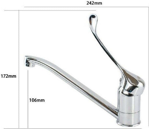 Miscelatore Rubinetto Per Cucina Lavandino Lavello Ottone Cromato Clinica 69206 Casa, arredamento e bricolage > Cucina > Rubinetti Cucina Trade Shop italia - Napoli, Commerciovirtuoso.it