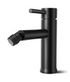 Miscelatore Rubinetto Per Lavabo Bidet Bagno Acciaio Inox Nero Piletta Ray 87392