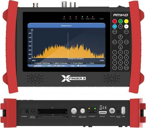 Misuratore-di-campo-AMIKO-X-FINDER-3-Combo-DVB-S2/T2/C-H.265-HEVC-10bit