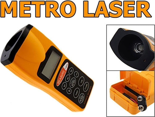 MISURATORE DI DISTANZA METRO PUNTATORE LASER ULTRASUONI DISPLAY LCD MISURA 18 M Fai da te/Utensili elettrici e a mano/Strumenti di misura e layout/Dispositivi di misurazione laser e accessori/Livelle laser/Generatori di linea laser Trade Shop italia - Napoli, Commerciovirtuoso.it