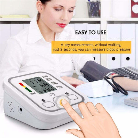 MISURATORE DI PRESSIONE DA BRACCIO AUTOMATICO SFIGMOMANOMETRO ARITMIA Salute e cura della persona/Prodotti e apparecchiature mediche/Apparecchi diagnostici e di monitoraggio/Misuratori della pressione arteriosa/Misuratori da braccio/Misuratori elettrici Trade Shop italia - Napoli, Commerciovirtuoso.it