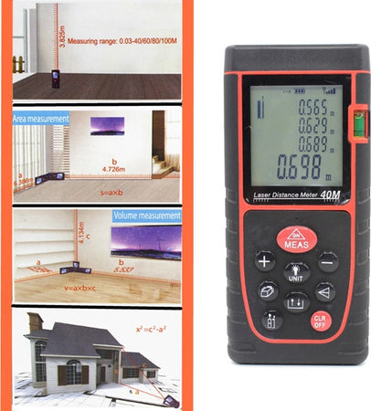 Misuratore Metro Digitale Laser 50mt Distanza Livelli Misura Display Lcd Ut390h Casa, arredamento e bricolage > Bricolage e fai da te > Calibri e Misurazione Trade Shop italia - Napoli, Commerciovirtuoso.it