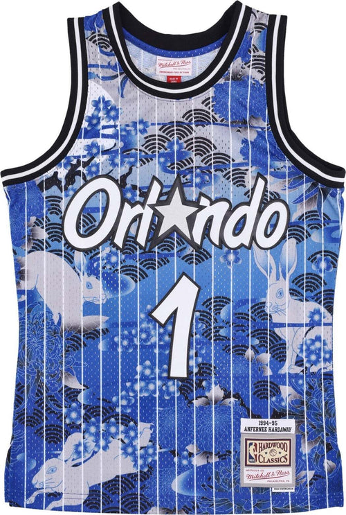 MITCHELL-&-NESS-Canotta-Basket-Uomo-Nba-Ah-Swingman-Jersey-5.0-Hardwood-Classics-1994-No-1-Penny-Hardaway-Orlmag-Blue-da-uomo