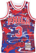 MITCHELL-&-NESS-Canotta-Basket-Uomo-Nba-Ah-Swingman-Jersey-5.0-Hardwood-Classics-1996-No-3-Allen-Iverson-Phi76e-Red/royal-da-uomo