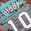 MITCHELL-&-NESS-Canotta-Basket-Uomo-Nba-Ah-Swingman-Jersey-5.0-Hardwood-Classics-1998-No-10-Mike-Bibby-Vangri-Teal/black-da-uomo