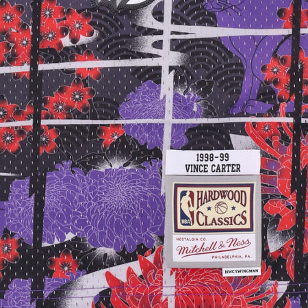 MITCHELL-&amp;-NESS-Canotta-Basket-Uomo-Nba-Ah-Swingman-Jersey-5.0-Hardwood-Classics-1998-No-15-Vince-Carter-Torrap-Purple/red-da-uomo