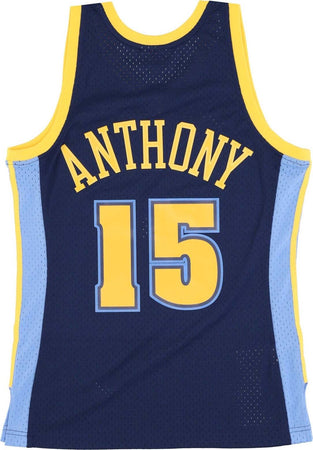 MITCHELL-&amp;-NESS-Canotta-Basket-Uomo-Nba-Alternate-Jersey-Hardwood-Classics-No-15-Carmelo-Anthony-2006-07-Dennug-Original-Team-Colors-da-uomo