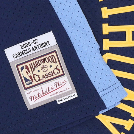 MITCHELL-&amp;-NESS-Canotta-Basket-Uomo-Nba-Alternate-Jersey-Hardwood-Classics-No-15-Carmelo-Anthony-2006-07-Dennug-Original-Team-Colors-da-uomo