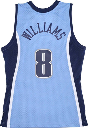MITCHELL-&amp;-NESS-Canotta-Basket-Uomo-Nba-Alternate-Jersey-Hardwood-Classics-No-8-Deron-Williams-2006-07-Utajaz-Original-Team-Colors-da-uomo