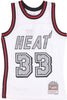 MITCHELL-&amp;-NESS-Canotta-Basket-Uomo-Nba-Cracked-Cement-Swingman-Jersey-Hardwood-Classics-No-33-Alonzo-Mourning-Miahea-White-da-uomo
