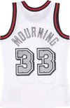 MITCHELL-&-NESS-Canotta-Basket-Uomo-Nba-Cracked-Cement-Swingman-Jersey-Hardwood-Classics-No-33-Alonzo-Mourning-Miahea-White-da-uomo