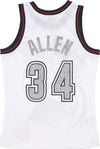 MITCHELL-&-NESS-Canotta-Basket-Uomo-Nba-Cracked-Cement-Swingman-Jersey-No-34-Ray-Allen-Milbuc-White-da-uomo