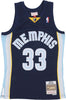 MITCHELL-&amp;-NESS-Canotta-Basket-Uomo-Nba-Dark-Jersey-2008-No-33-Marc-Gasol-Memgri-Original-Team-Colors-da-uomo