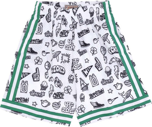MITCHELL-&-NESS-Canotta-Basket-Uomo-Nba-Doodle-Swingman-Shorts-Hardwood-Classics-Boscel-White/original-Team-Colors-da-uomo
