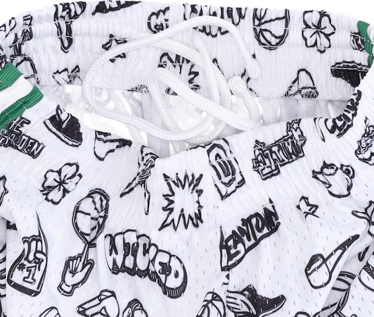 MITCHELL-&amp;-NESS-Canotta-Basket-Uomo-Nba-Doodle-Swingman-Shorts-Hardwood-Classics-Boscel-White/original-Team-Colors-da-uomo