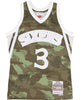 MITCHELL-&amp;-NESS-Canotta-Basket-Uomo-Nba-Ghost-Green-Camo-Swingman-Jersey-Hardwood-Classicsno-3-Allen-Iverson-1996-97-Phi76e-Camo/green-da-uomo