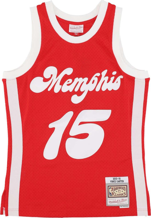 MITCHELL-&-NESS-Canotta-Basket-Uomo-Nba-Hwc-Jersey-2015-No-15-Vince-Carter-Memgri-Red-da-uomo