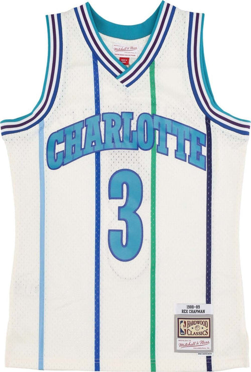 MITCHELL-&-NESS-Canotta-Basket-Uomo-Nba-Off-White-Team-Color-Swingman-Jersey-Hardwood-Classics-1988-No-3-Rex-Chapman-Chahor-Off-White-da-uomo