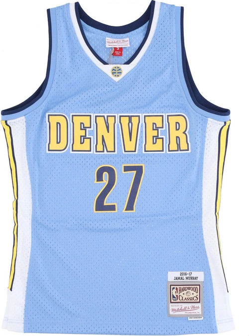 MITCHELL-&-NESS-Canotta-Basket-Uomo-Nba-Road-Jersey-Hardwood-Classics-No-27-Jamal-Murray-2016-17-Dennug-Original-Team-Colors-da-uomo