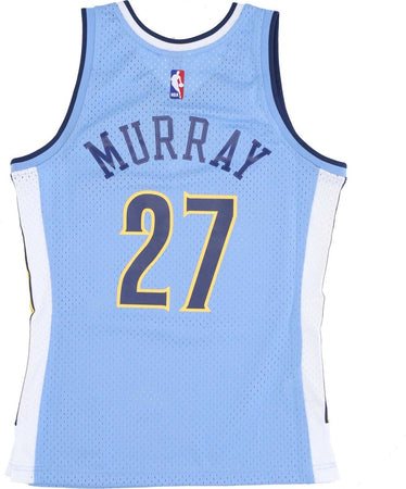 MITCHELL-&amp;-NESS-Canotta-Basket-Uomo-Nba-Road-Jersey-Hardwood-Classics-No-27-Jamal-Murray-2016-17-Dennug-Original-Team-Colors-da-uomo