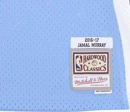 MITCHELL-&amp;-NESS-Canotta-Basket-Uomo-Nba-Road-Jersey-Hardwood-Classics-No-27-Jamal-Murray-2016-17-Dennug-Original-Team-Colors-da-uomo